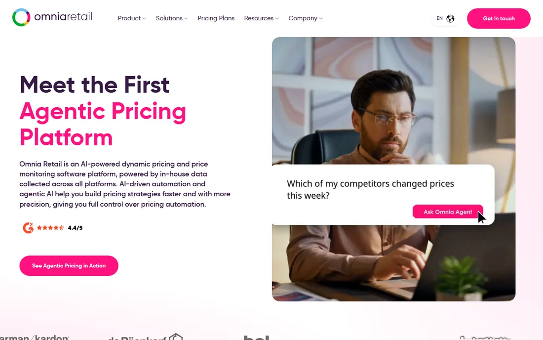 Omnia Retail homepage