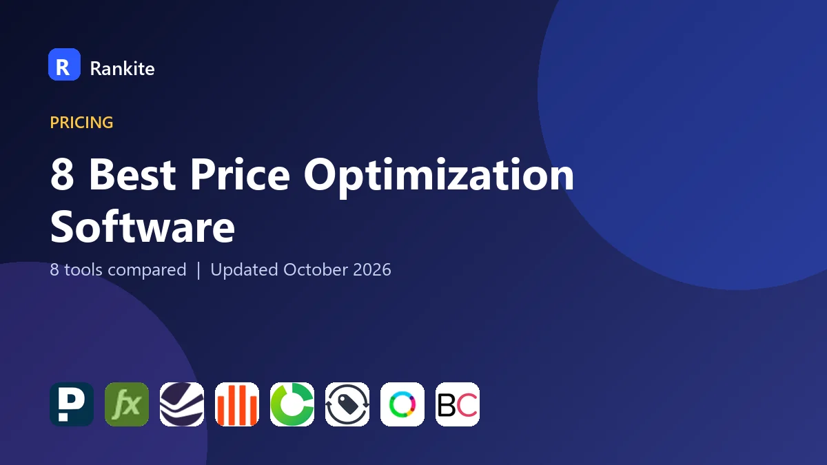 8 Best Price Optimization Software: 8 Tools Compared