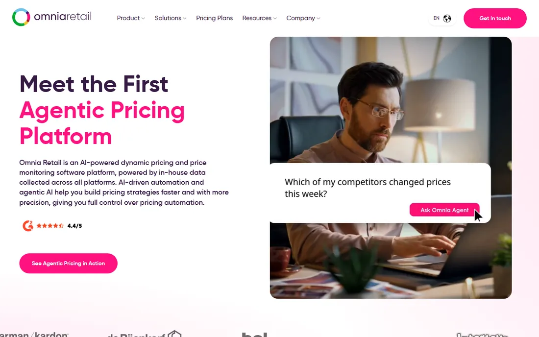 Omnia Retail homepage