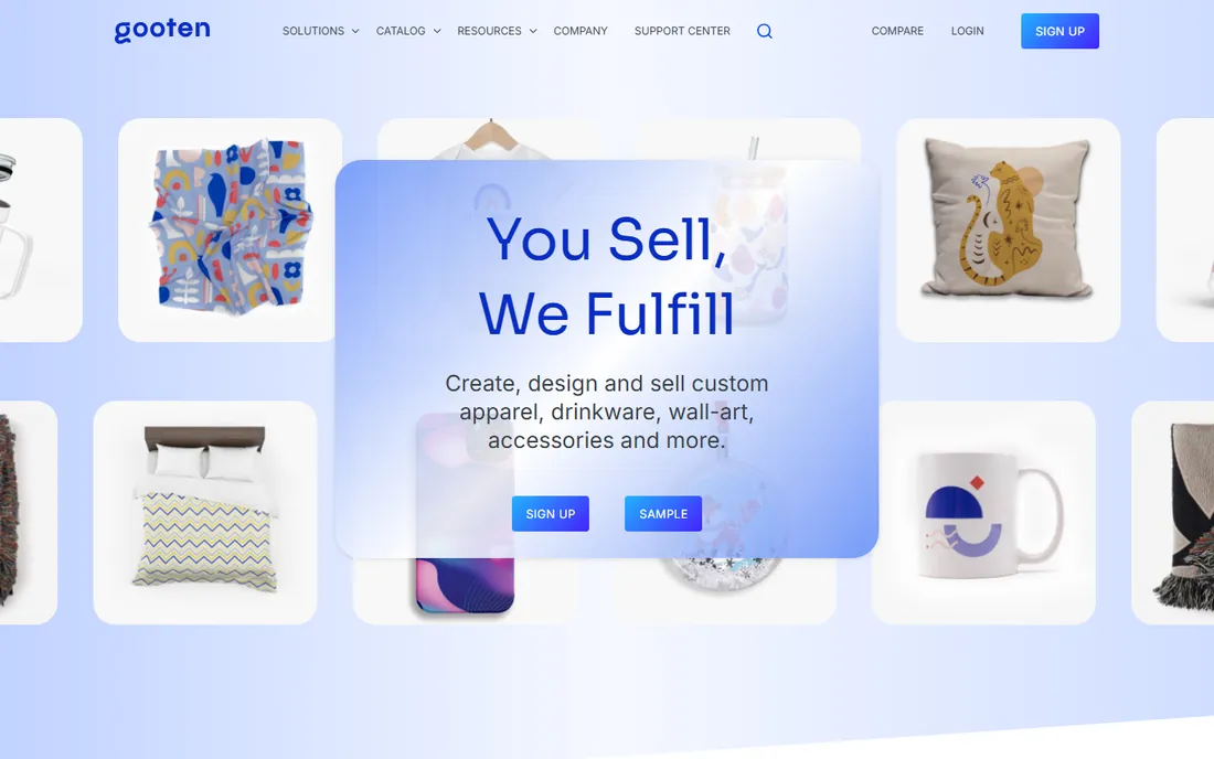 Gooten homepage
