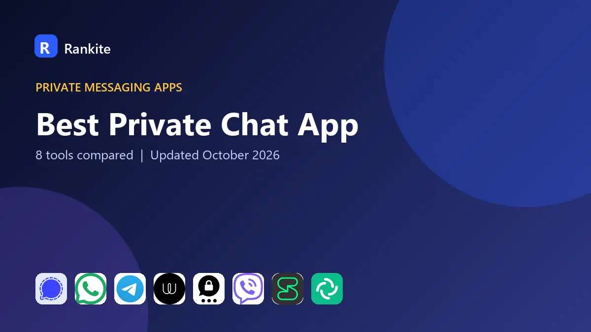 Best Private Chat App in 2026: 8 Apps Compared
