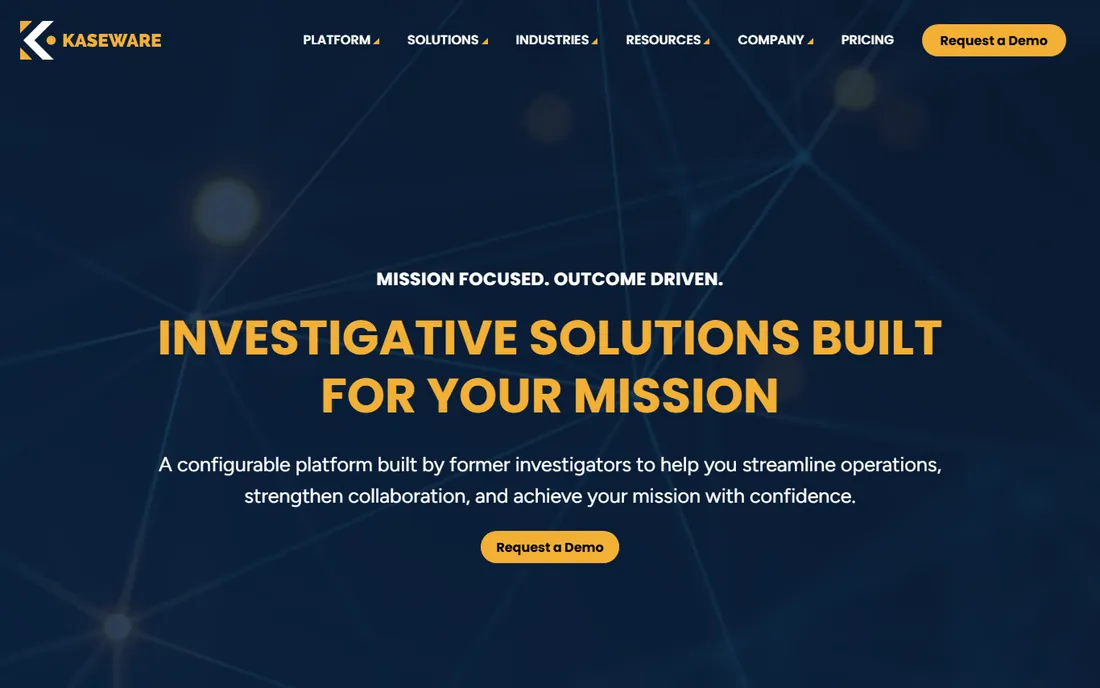 Kaseware homepage