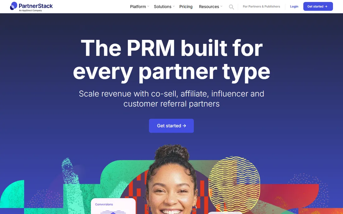 PartnerStack homepage