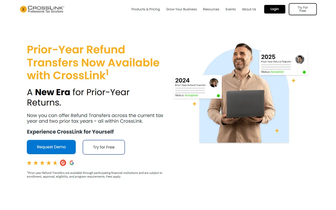 CrossLink homepage