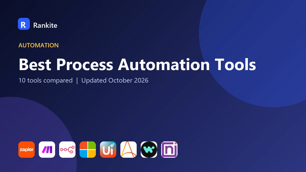 Best Process Automation Tools in 2026: 10 Tools Compared