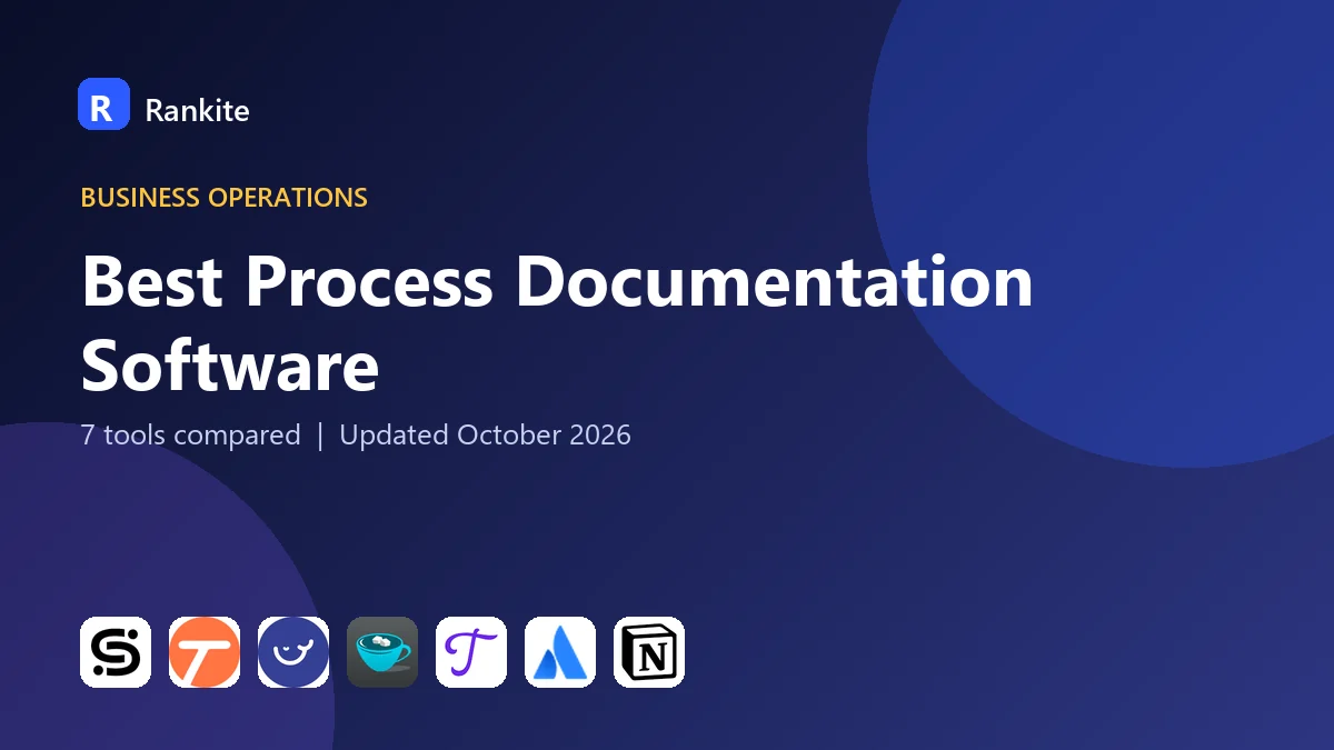Best Process Documentation Software: 7 Tools Compared