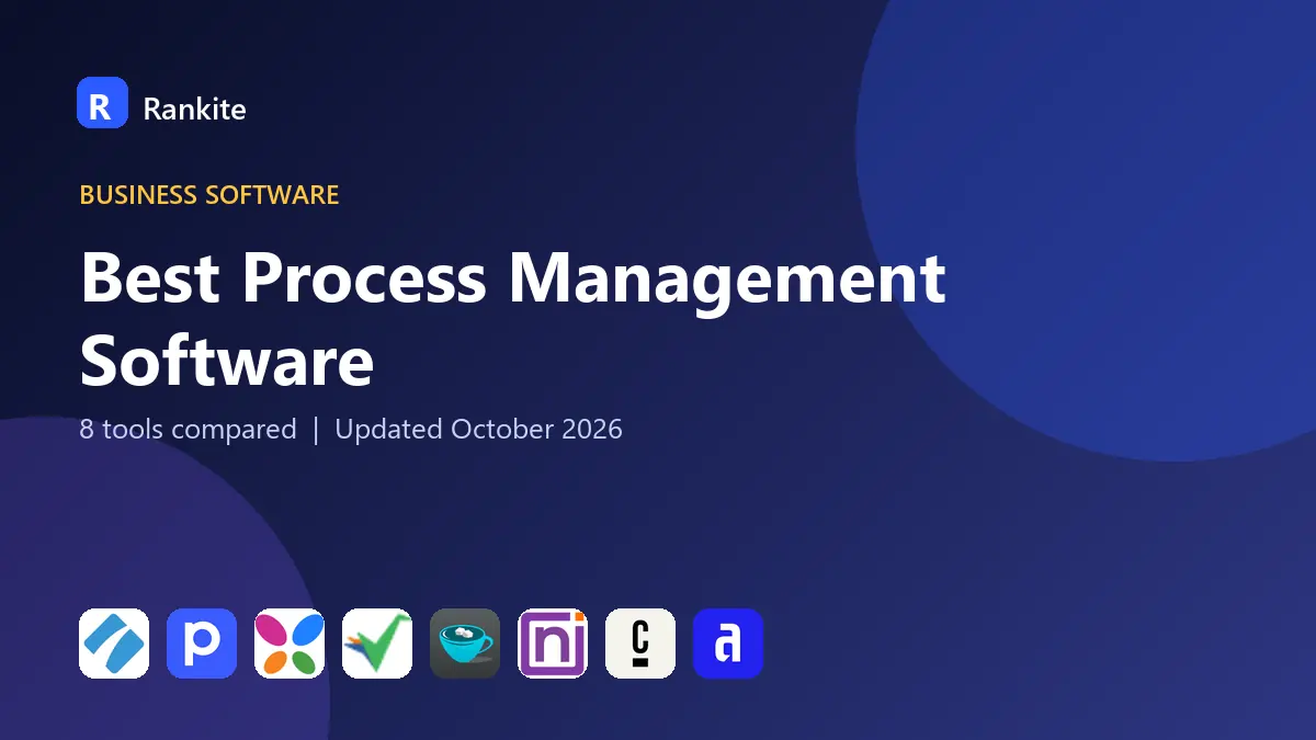 Best Process Management Software in 2026: 8 Tools Compared