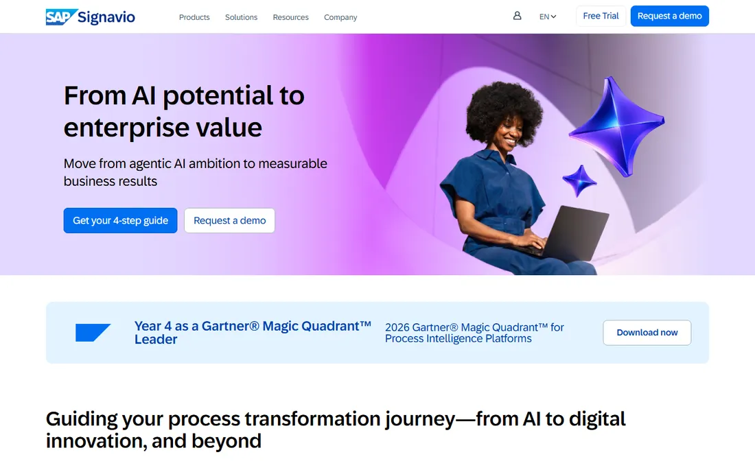 SAP Signavio homepage