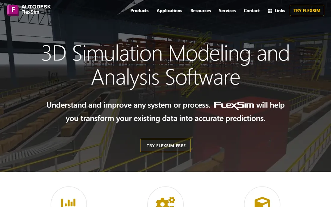 FlexSim homepage