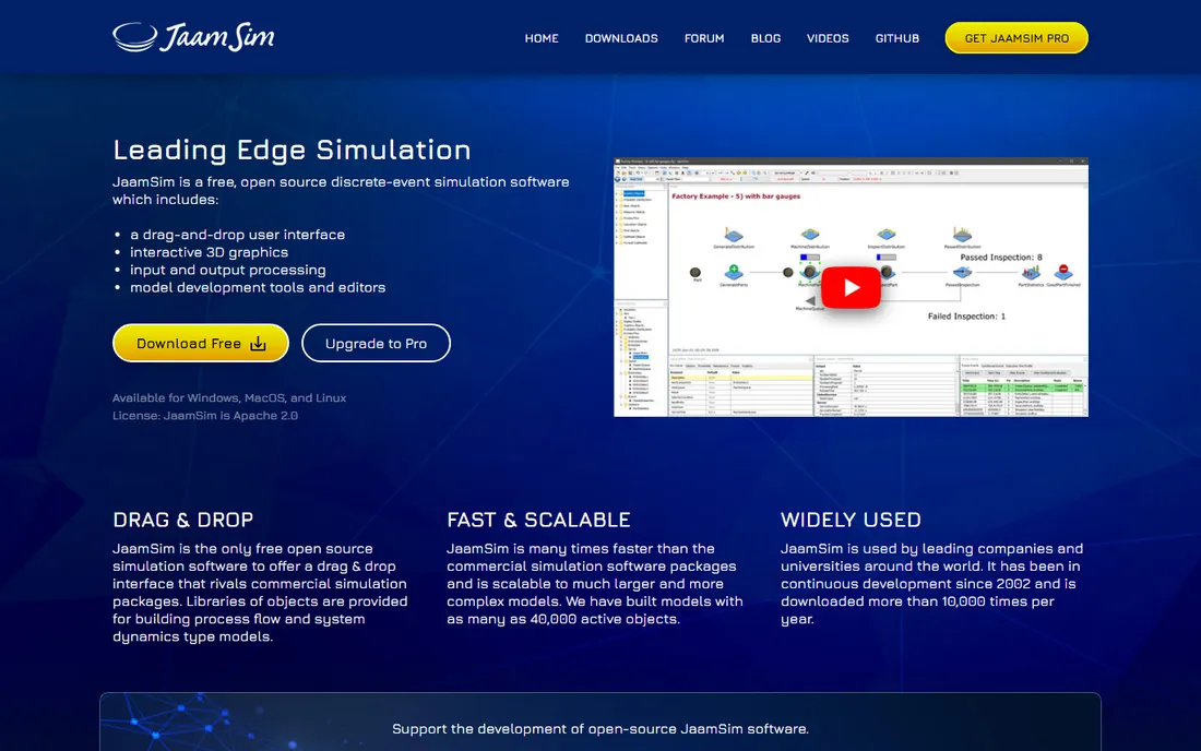 JaamSim homepage