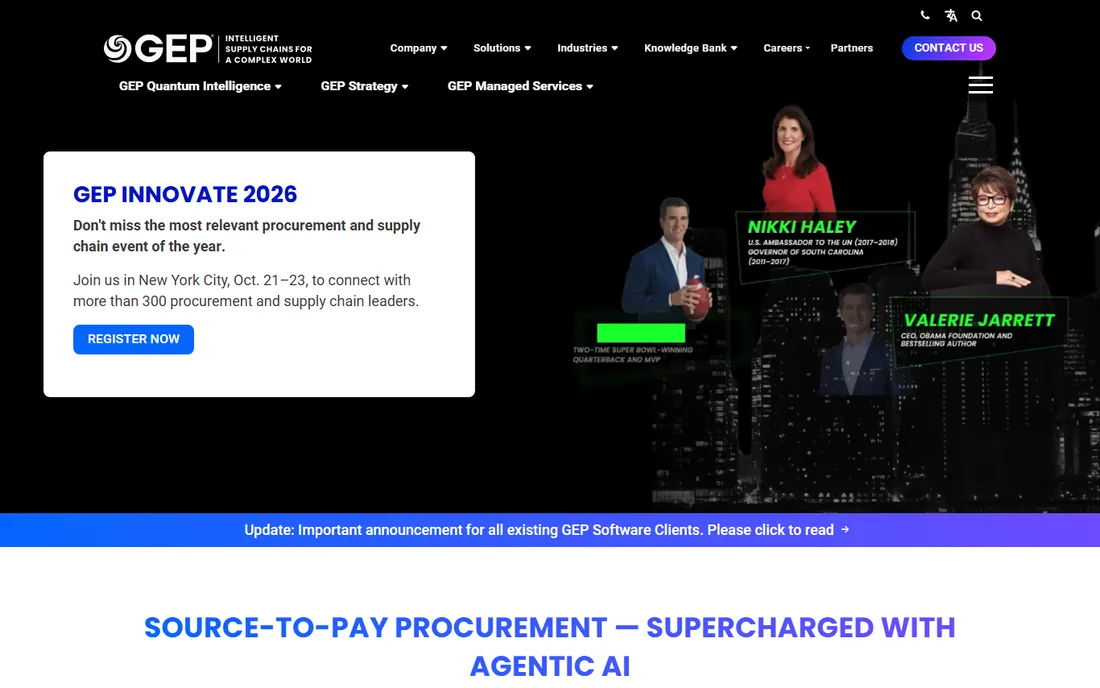 GEP SMART homepage