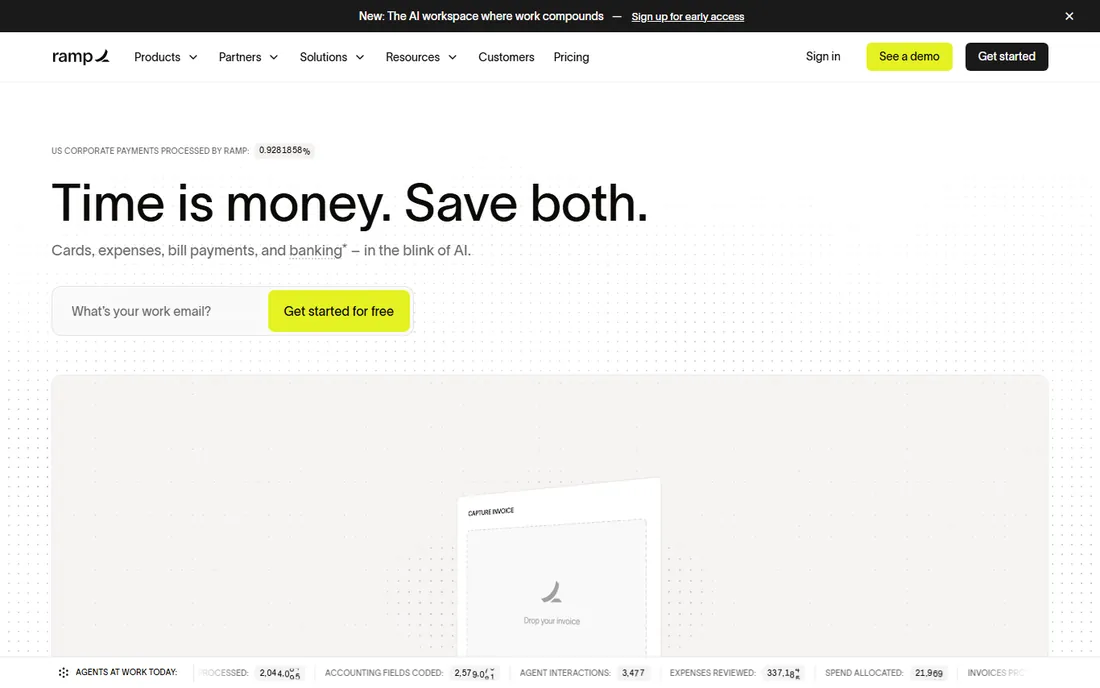 Ramp homepage
