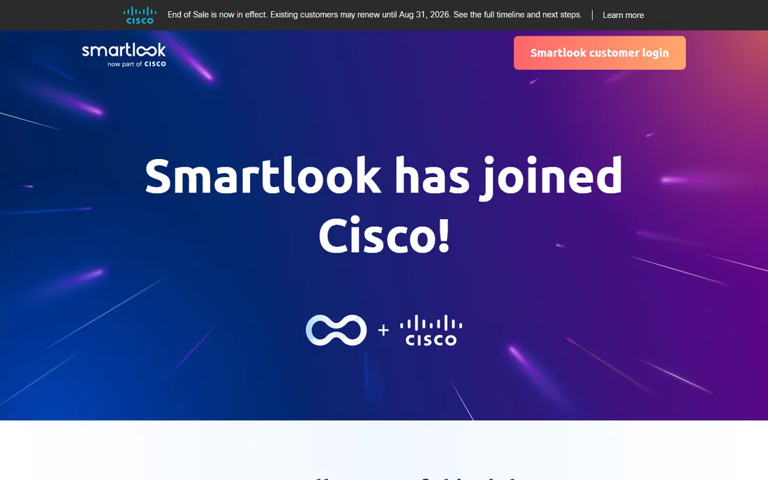 Smartlook homepage
