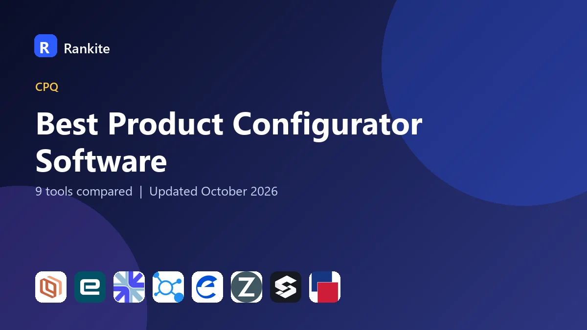 Best Product Configurator Software in 2026: 9 Tools Compared