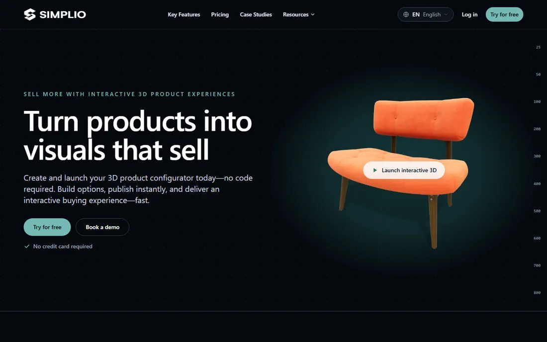 Simplio3D homepage