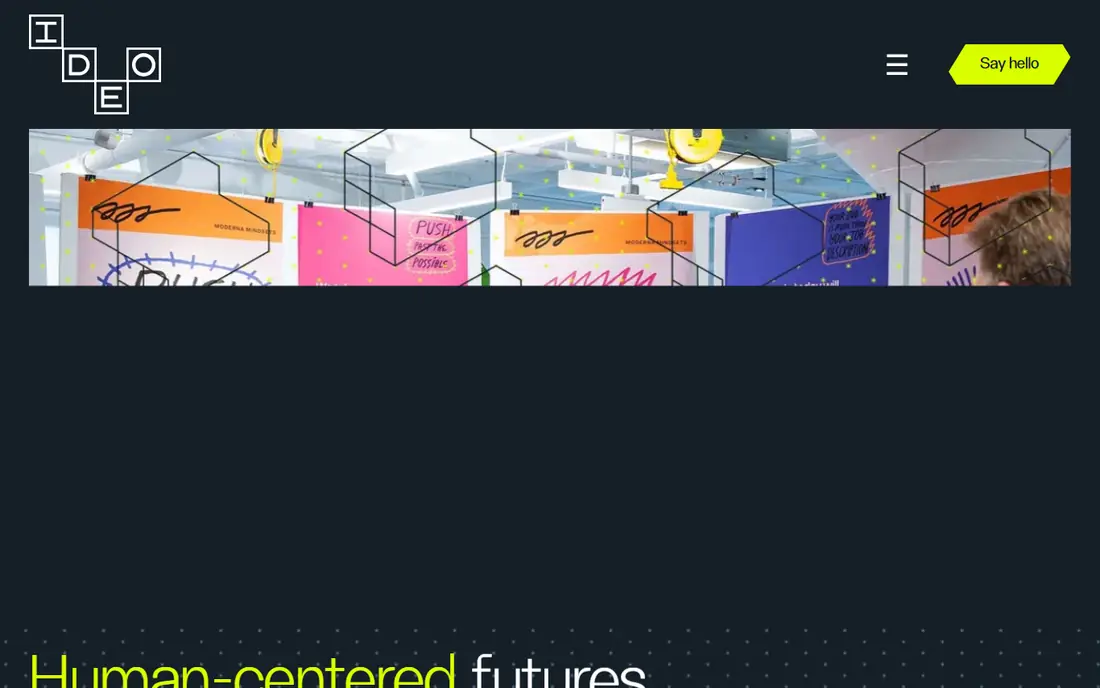 IDEO homepage