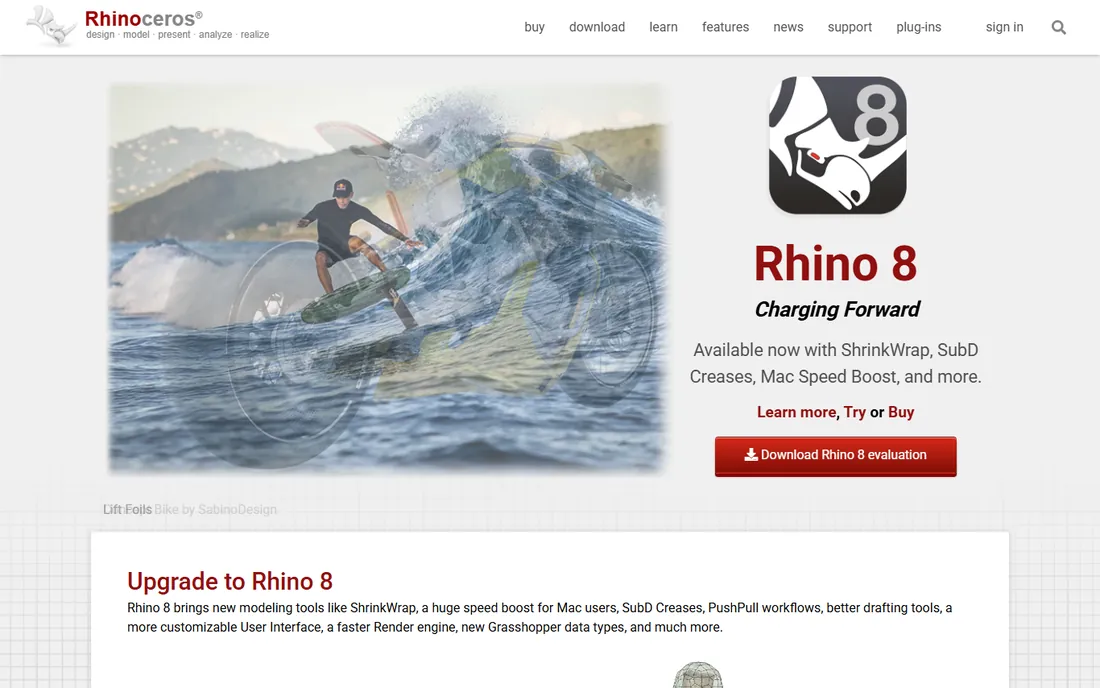 Rhino 3D homepage