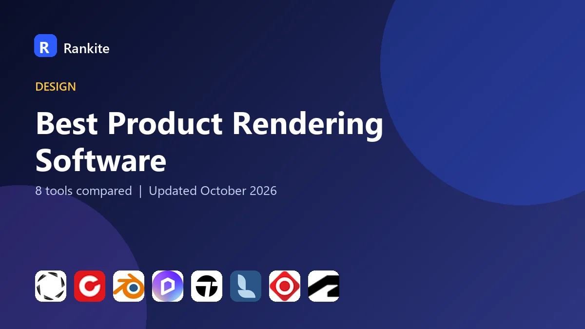 Best Product Rendering Software in 2026: 8 Tools Compared