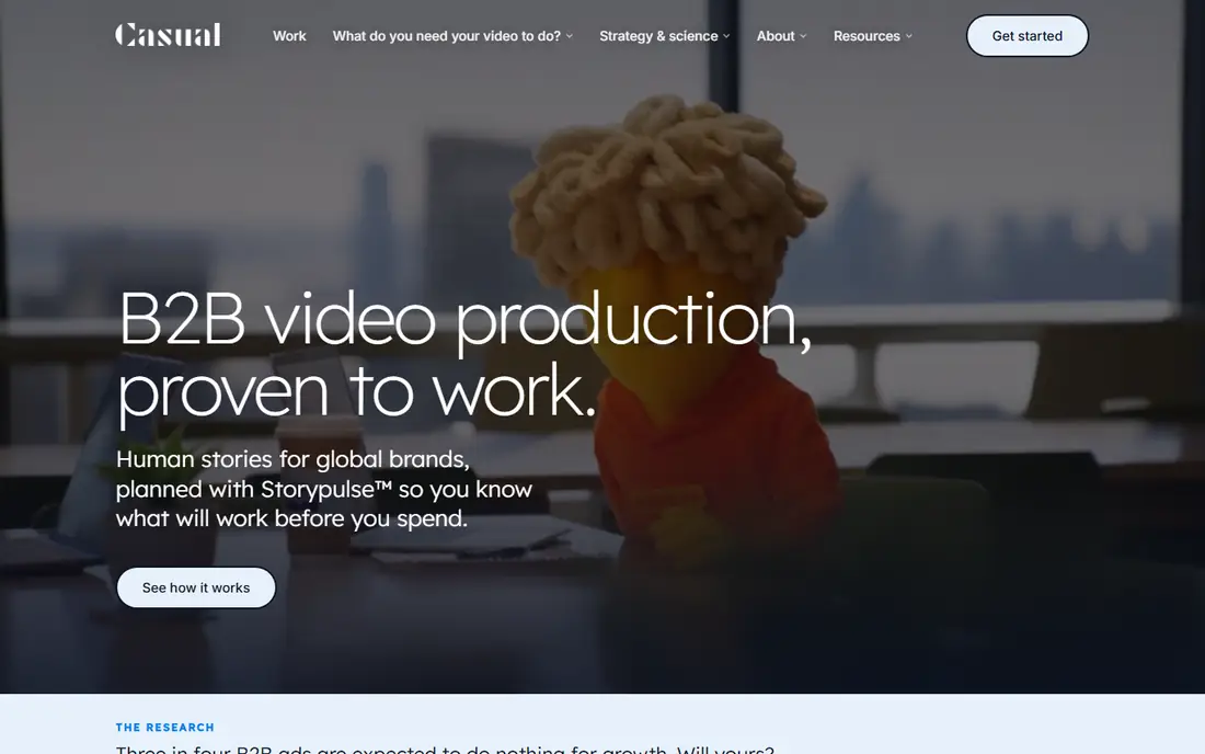 Casual Films homepage