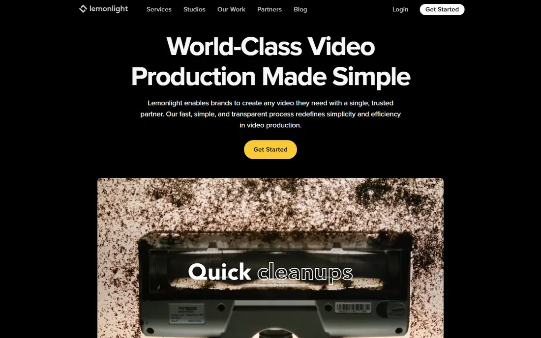 Lemonlight homepage