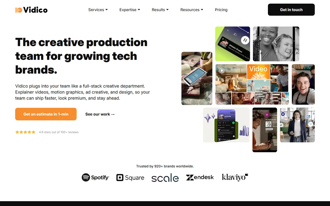 Vidico homepage