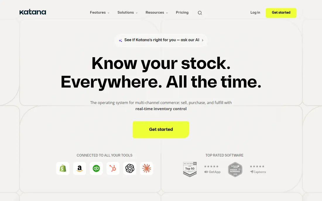 Katana homepage