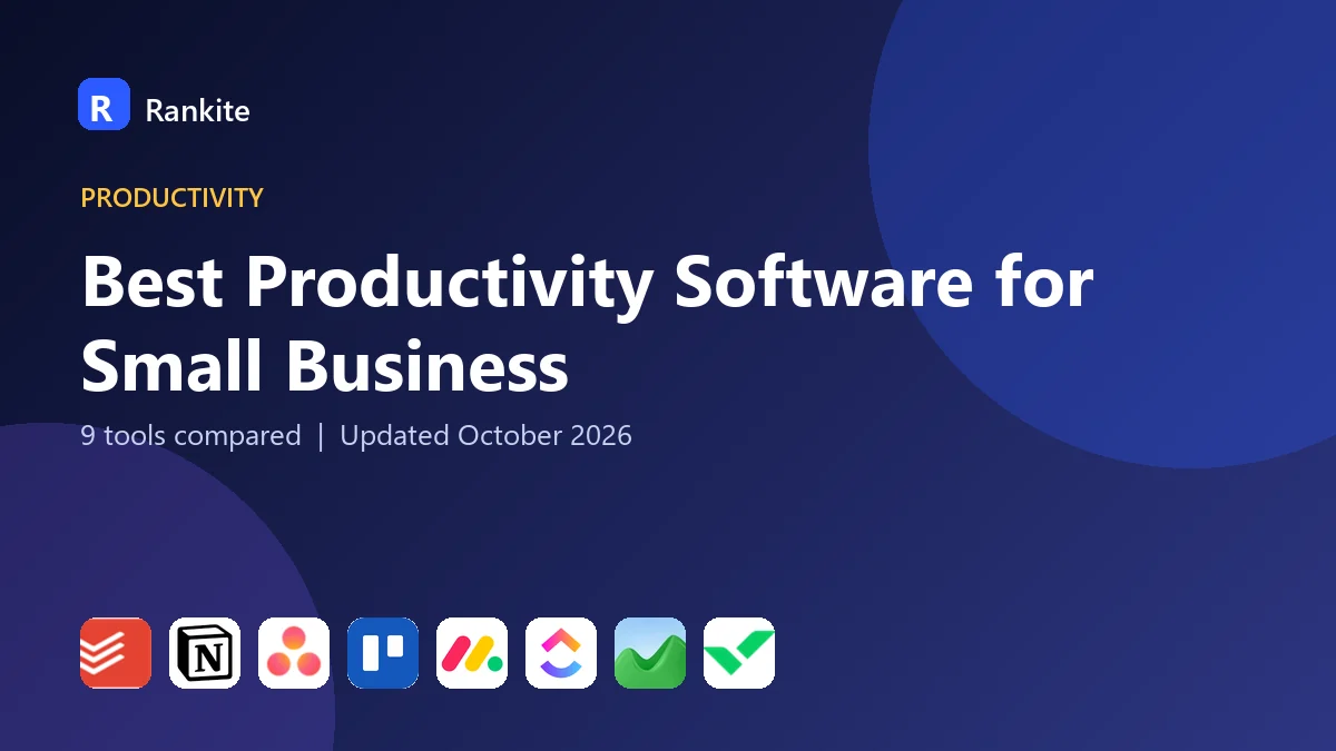 Best Productivity Software for Small Business in 2026: 9 Tools Compared