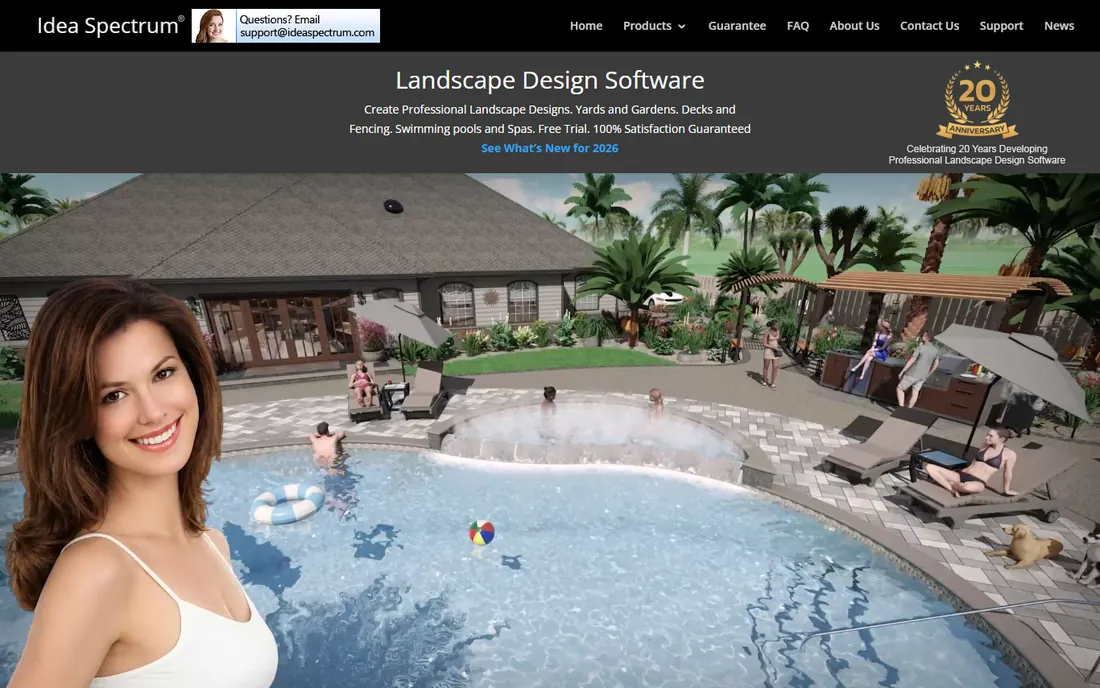 Realtime Landscaping Architect homepage