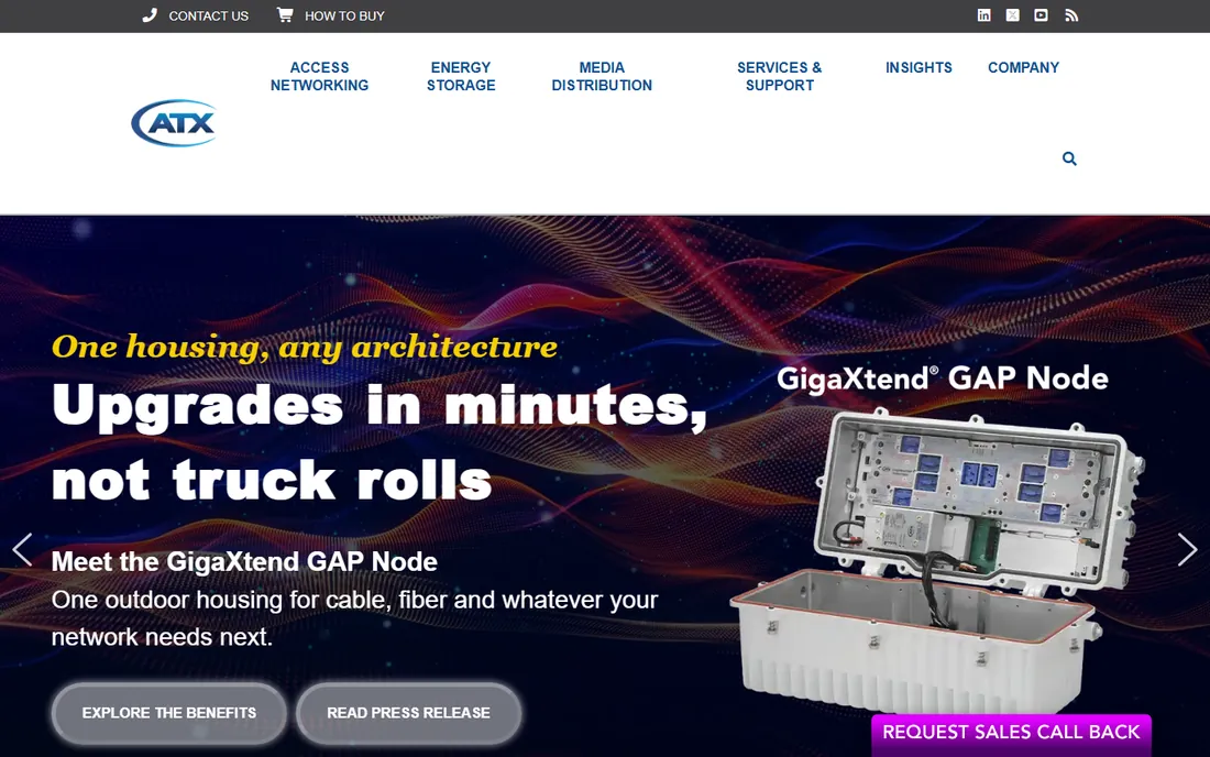 ATX homepage