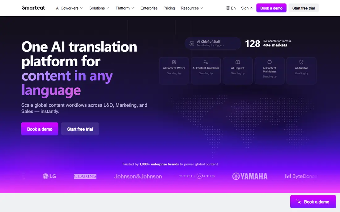 Smartcat homepage
