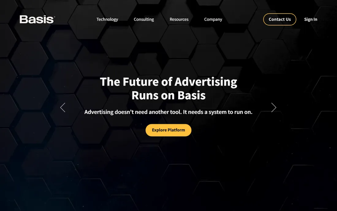 Basis homepage