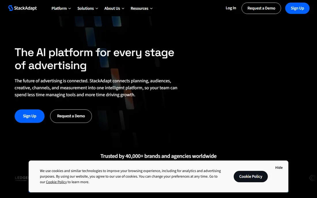 StackAdapt homepage