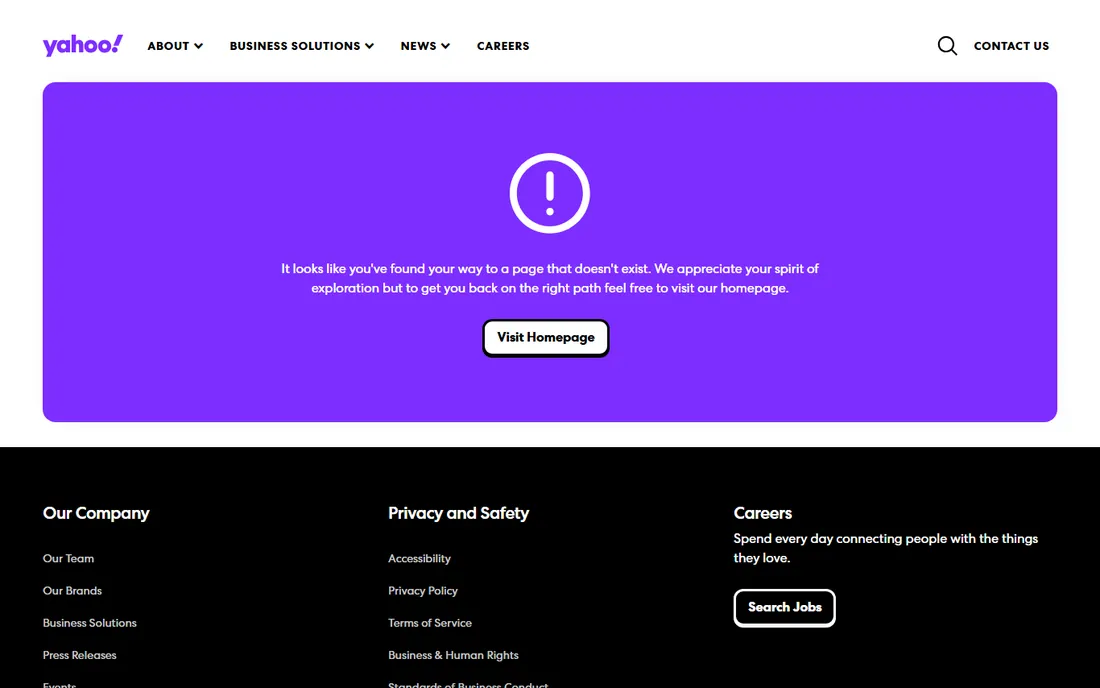 Yahoo DSP homepage