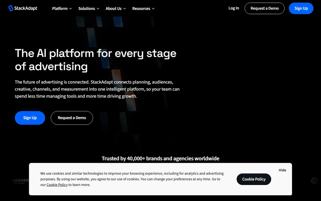 StackAdapt homepage