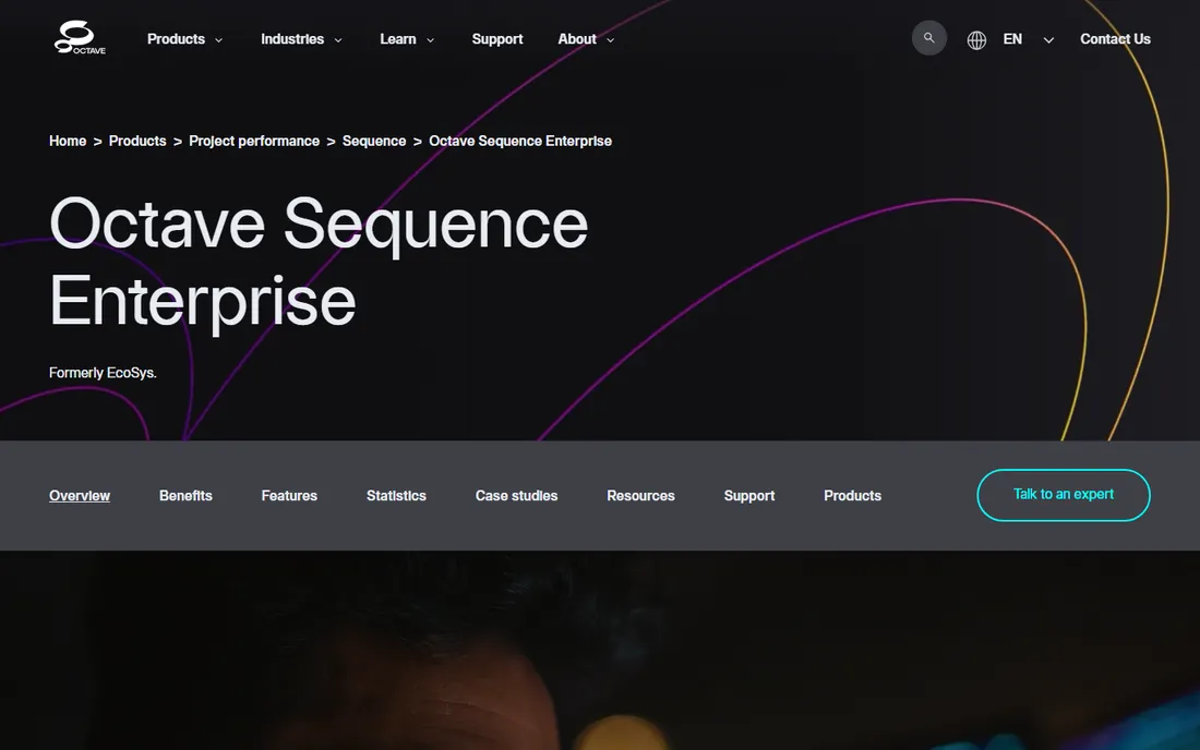 Octave Sequence Enterprise homepage