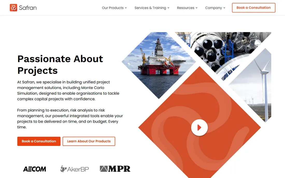 Safran homepage
