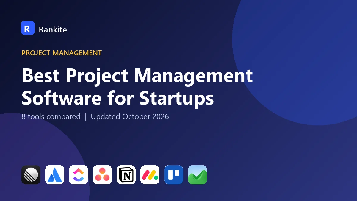 Best Project Management Software for Startups in 2026: 8 Tools Compared