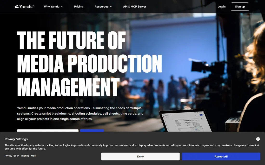 Yamdu homepage