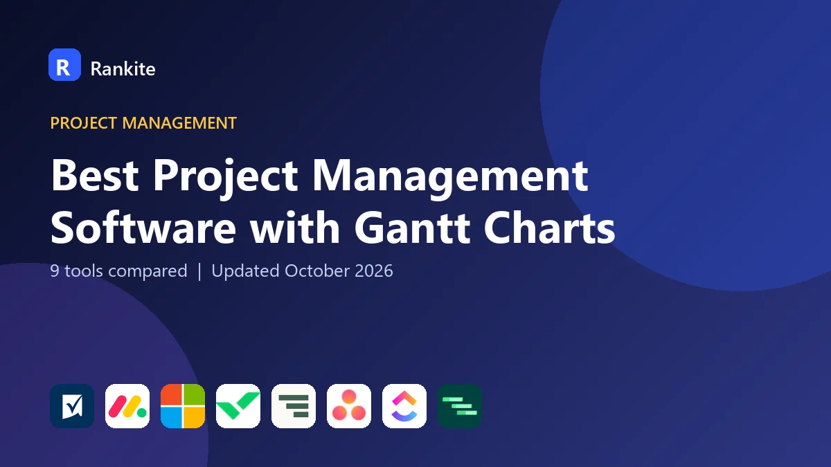 Best Project Management Software with Gantt Charts in 2026: 9 Tools Compared