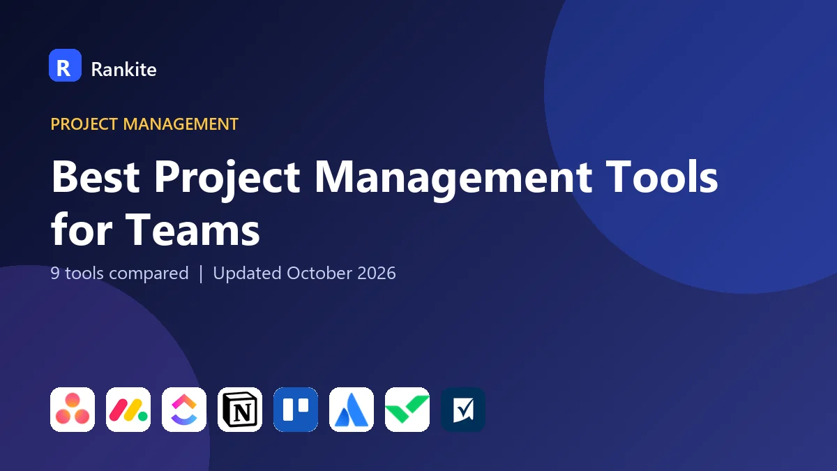 Best Project Management Tools for Teams in 2026: 9 Tools Compared