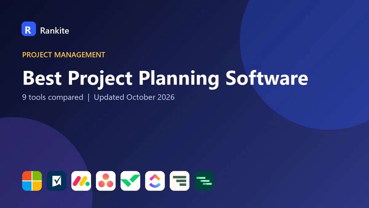 Best Project Planning Software in 2026: 9 Tools Compared