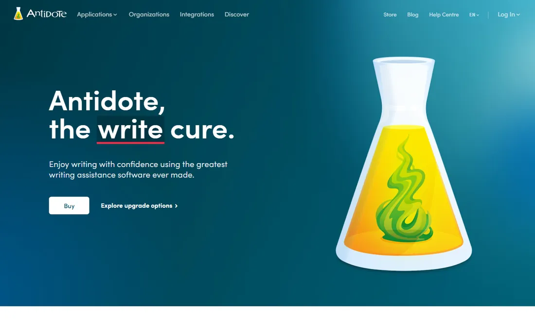 Antidote homepage