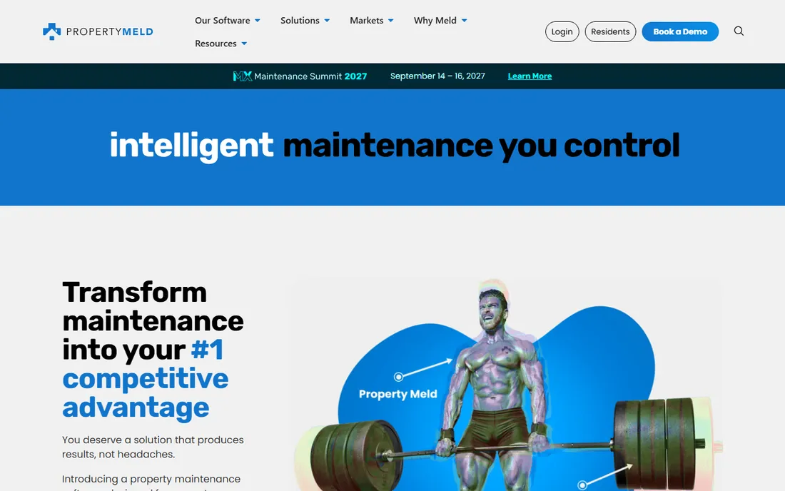 Property Meld homepage