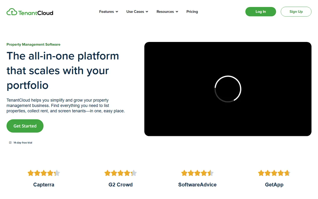TenantCloud homepage