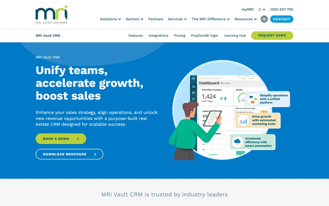 VaultRE homepage