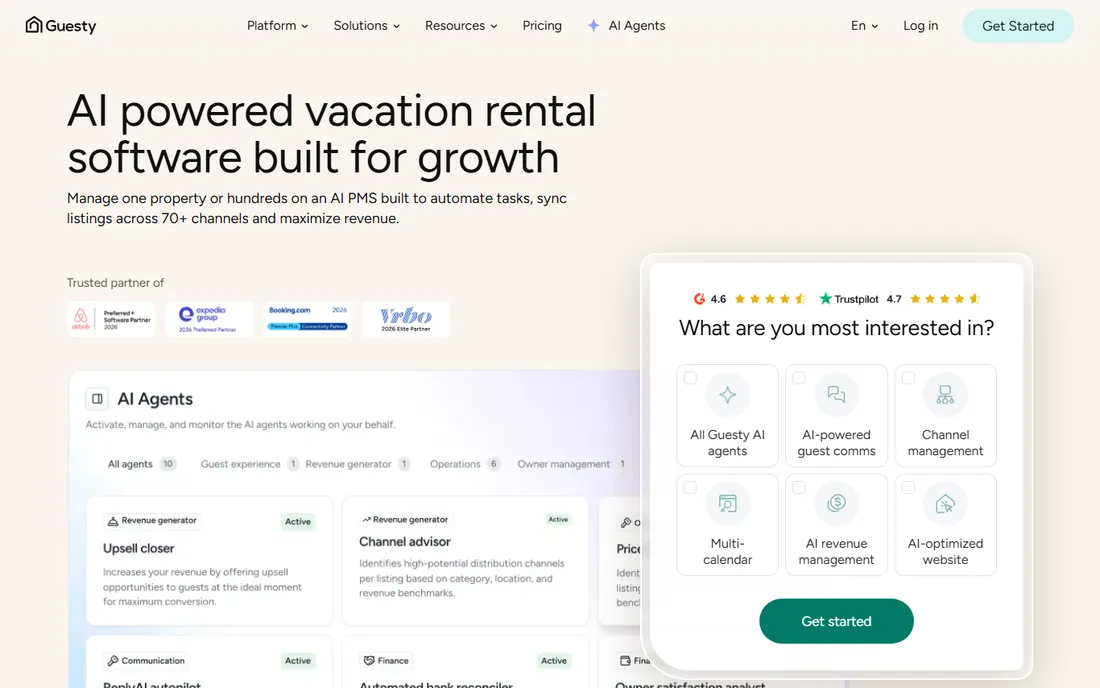 Guesty homepage