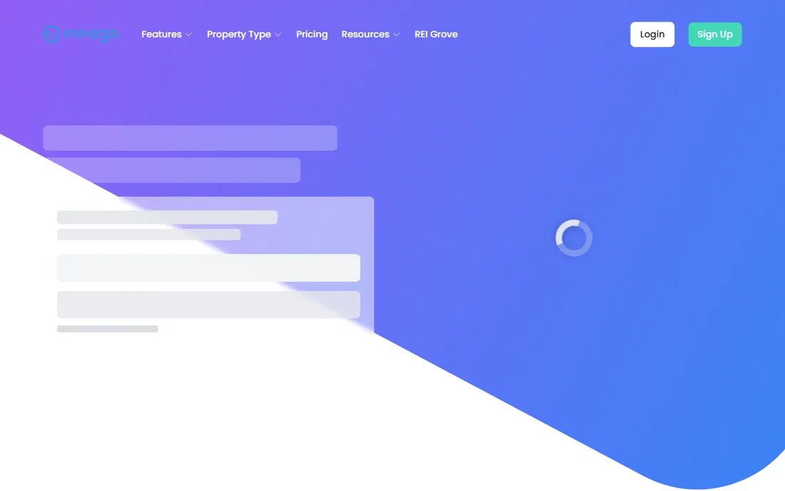 Innago homepage