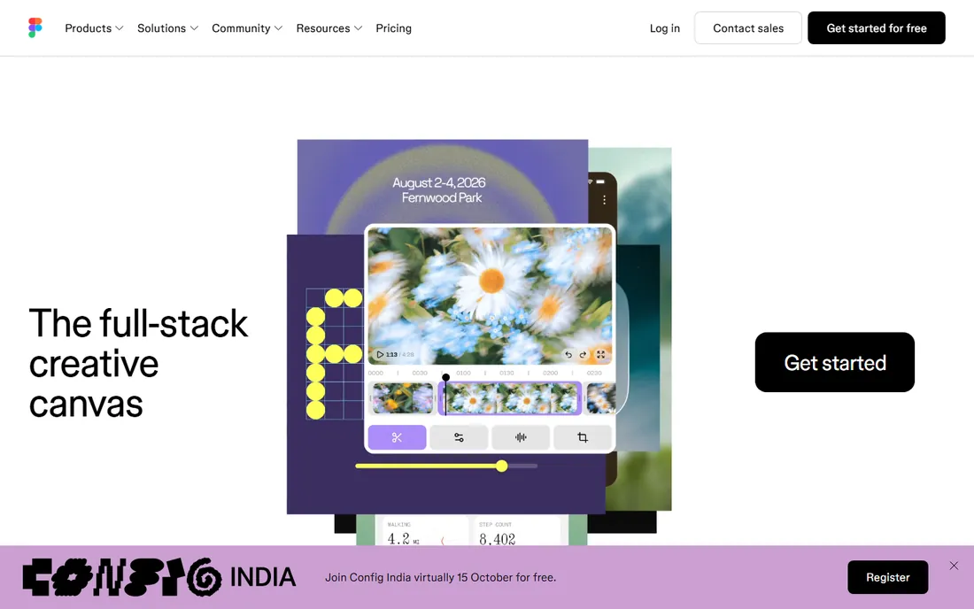 Figma homepage