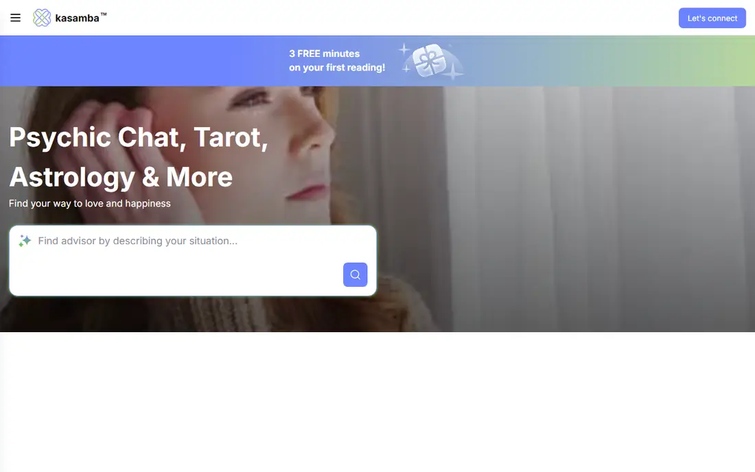 Kasamba homepage