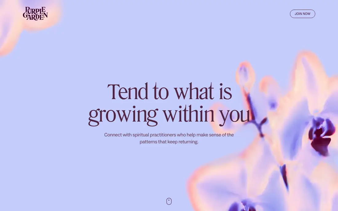Purple Garden homepage